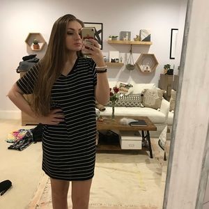 Brandy Melville Striped T-shirt Dress